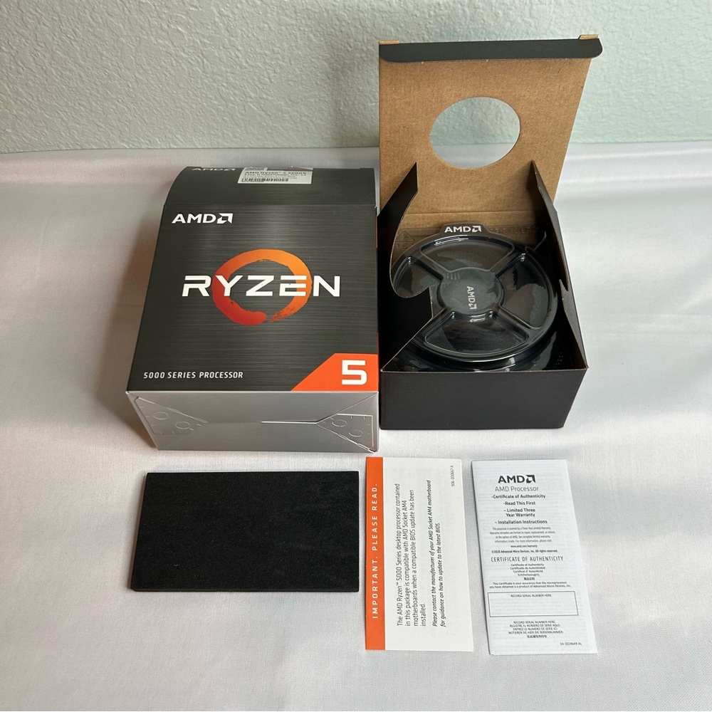AMD Ryzen 5 5000 Series Fan Only With Box